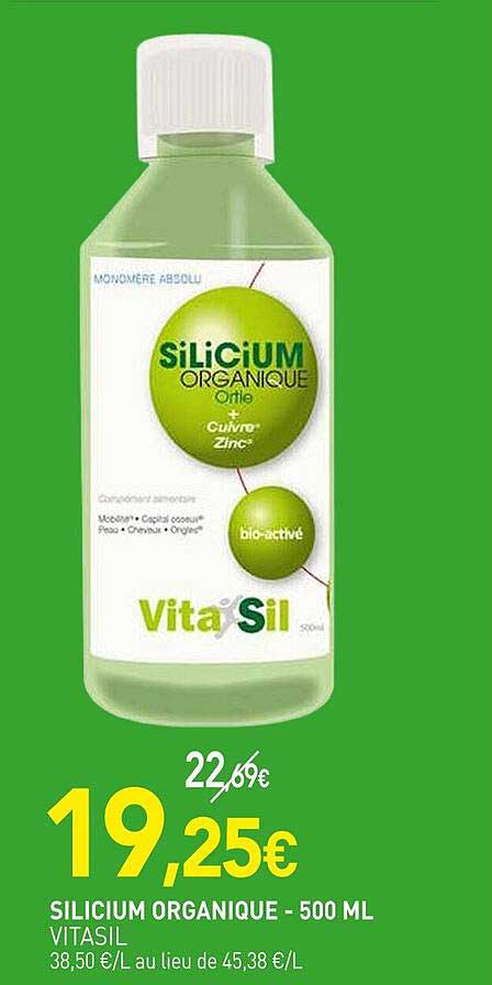 SILICIUM ORGANIQUE - 500 ML VITASIL