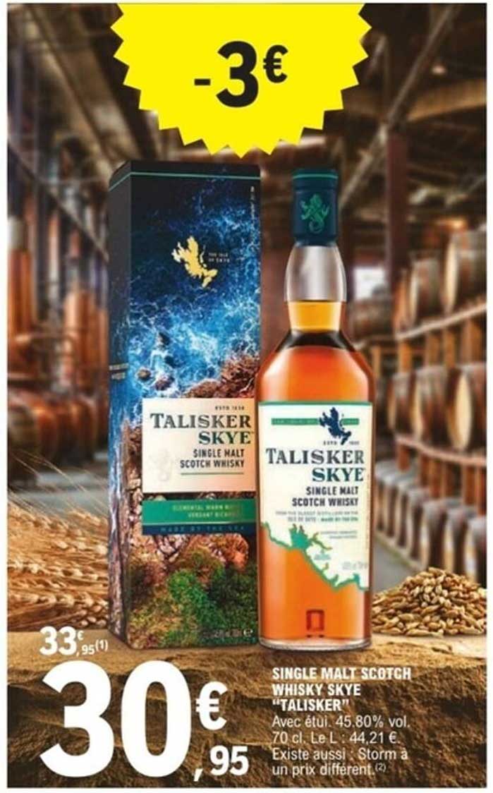SINGLE MALT SCOTCH WHISKY SKYE "TALISKER"