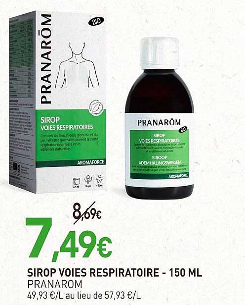 SIROP VOIES RESPIRATOIRES - 150 ML PRANAROM