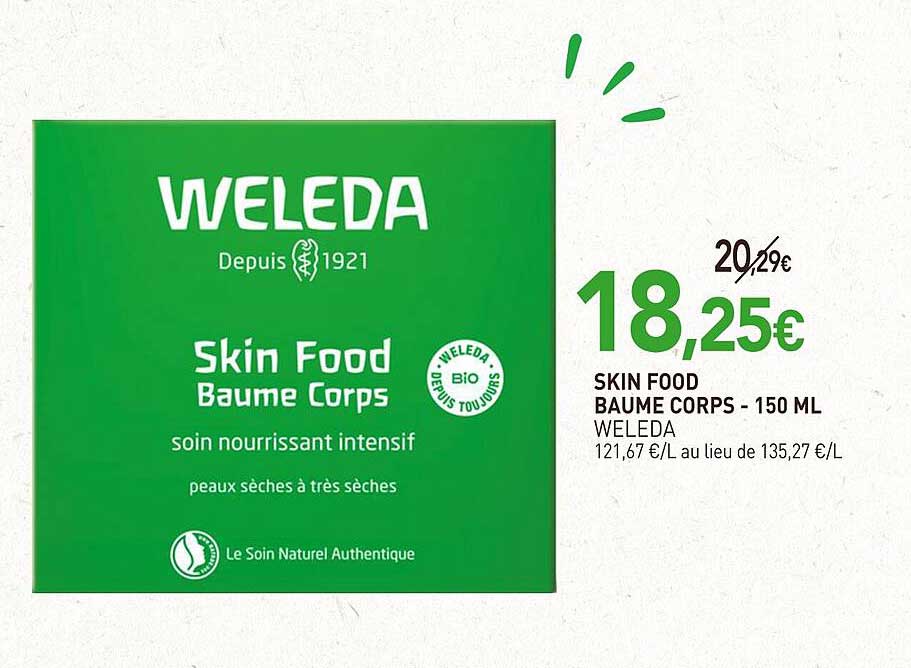 SKIN FOOD BAUME CORPS - 150 ML WELEDA