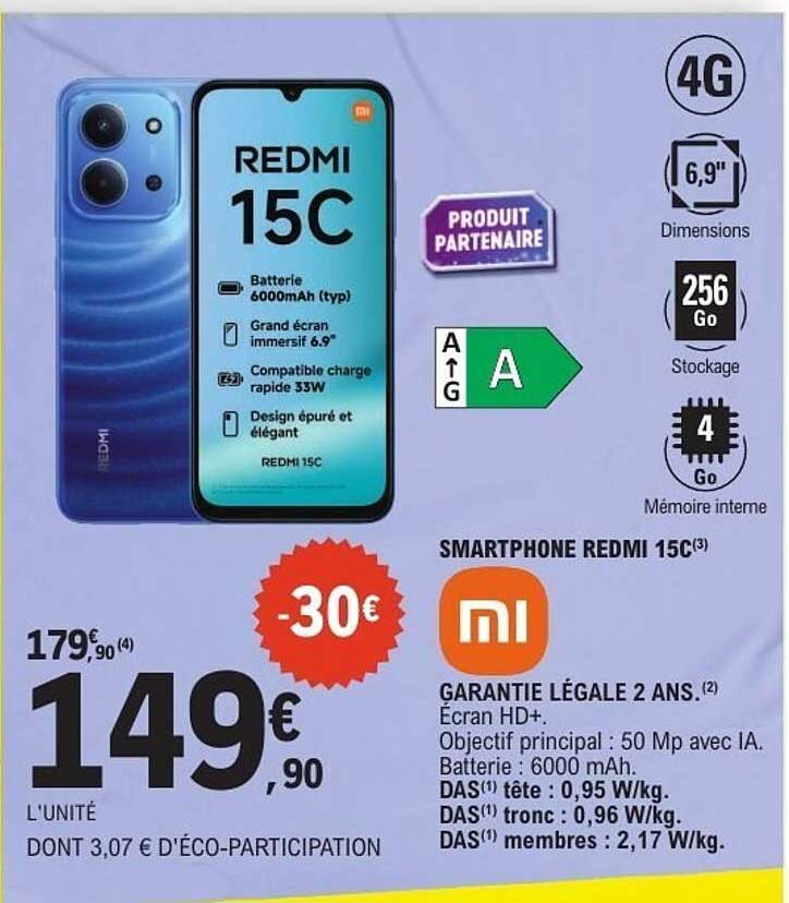 SMARTPHONE REDMI 15C