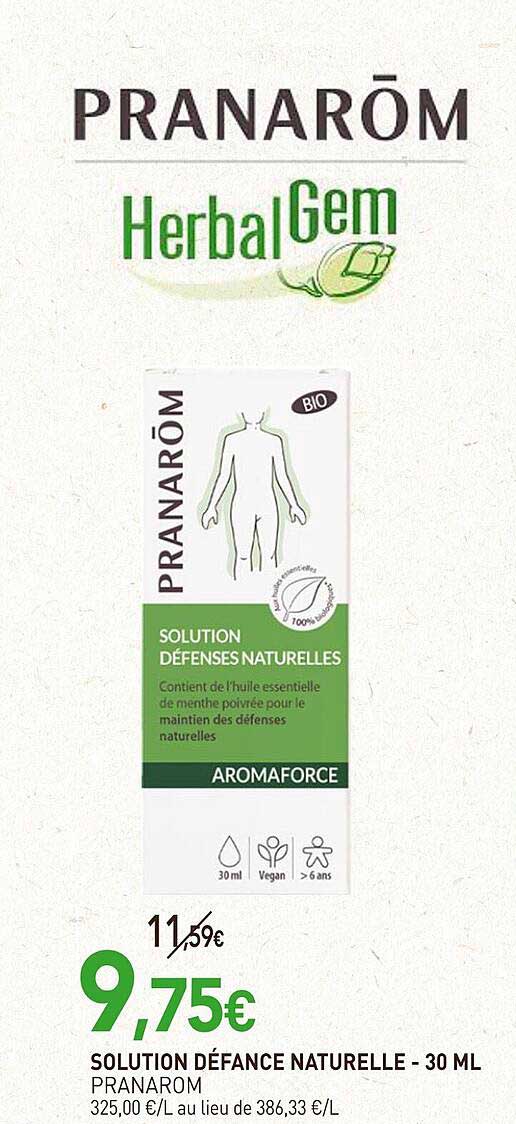 SOLUTION DÉFENSE NATURELLE - 30 ML