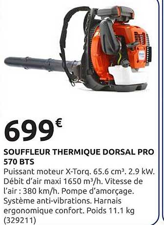 SOUFFLEUR THERMIQUE DORSAL PRO 570 BTS