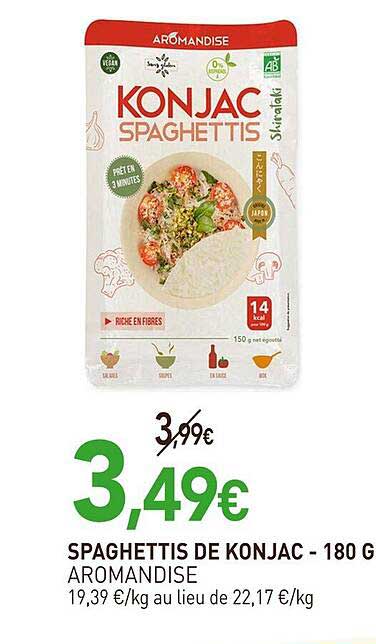 SPAGHETTIS DE KONJAC - 180 G