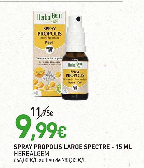 SPRAY PROPOLIS LARGE SPECTRE - 15 ML
