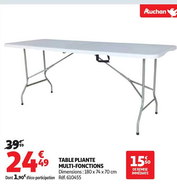TABLE PLIANTE MULTI-FONCTIONS