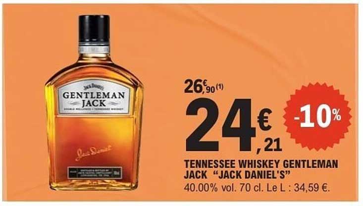 Tennessee Whiskey Gentleman Jack "Jack Daniel's"