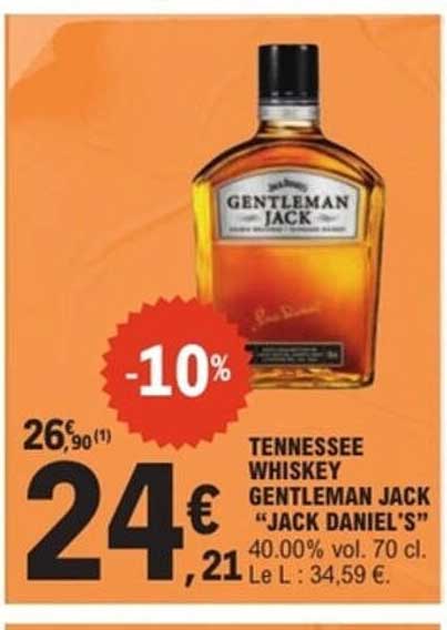 Tennessee Whiskey Gentleman Jack "Jack Daniel'S"