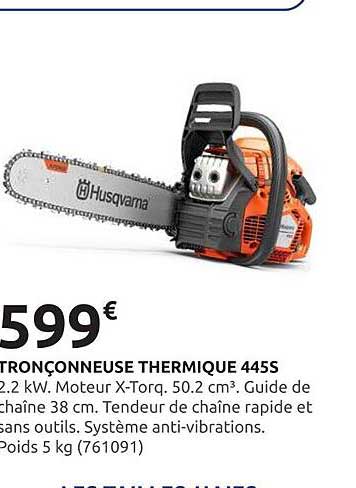 TRONÇONNEUSE THERMIQUE 445S