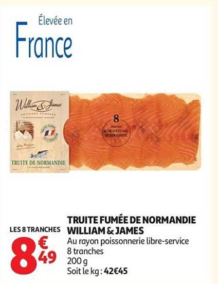 TRUITE FUMÉE DE NORMANDIE WILLIAM & JAMES