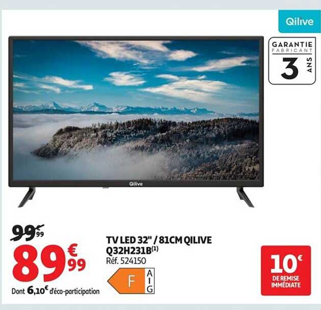 TV LED 32" / 81CM QILIVE Q32H231B