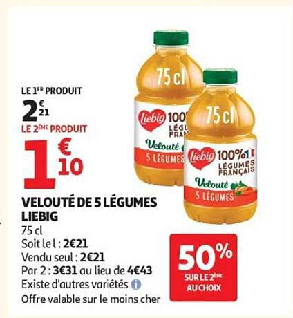 VELOUTÉ DE 5 LÉGUMES LIEBIG