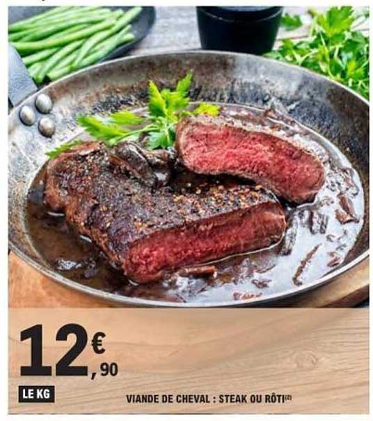 VIANDE DE CHEVAL : STEAK OU RÔTI