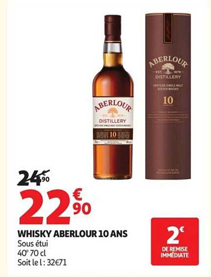 WHISKY ABERLOUR 10 ANS