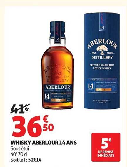 WHISKY ABERLOUR 14 ANS