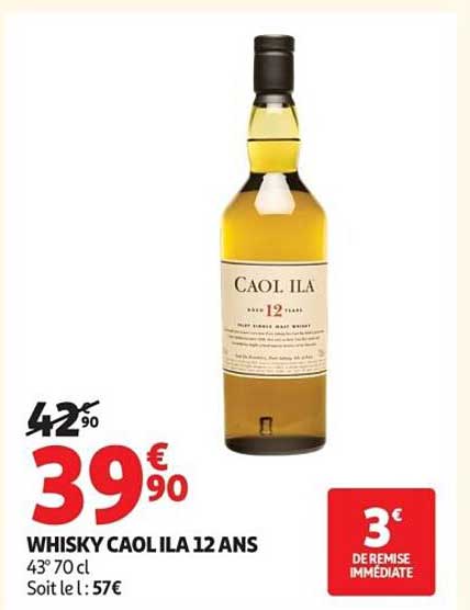 WHISKY CAOL ILA 12 ANS