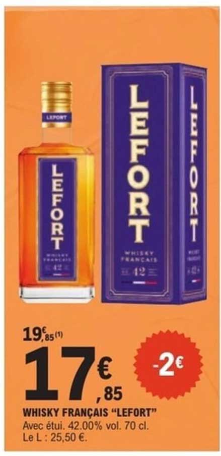 WHISKY FRANÇAIS "LEFORT"