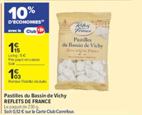 10% D'ECONOMIES avec le Club Carrefour