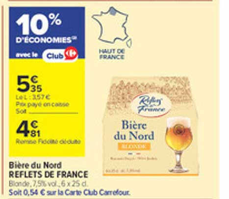 10% D'ÉCONOMIES avec le Club Carrefour