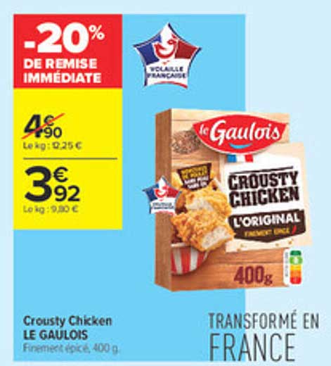 -20% DE REMISE IMMÉDIATE