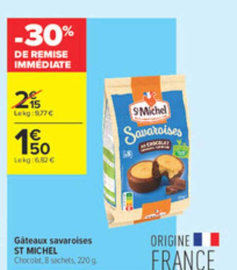 -30% DE REMISE IMMÉDIATE