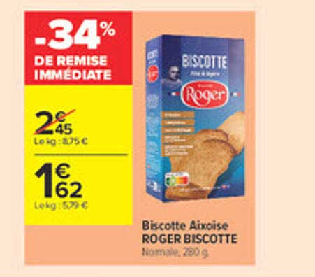 -34% DE REMISE IMMÉDIATE