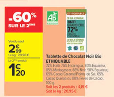 -60% SUR LE 2ème
