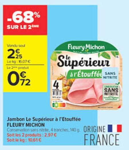 -68% SUR LE 2ÈME