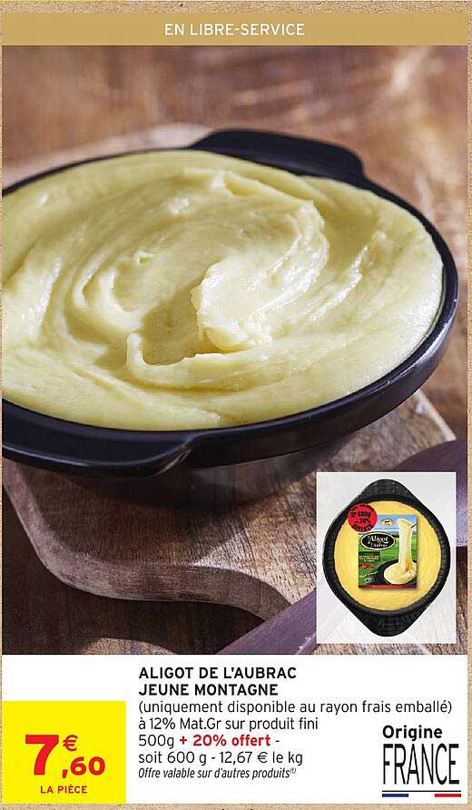 ALIGOT DE L’AUBRAC JEUNE MONTAGNE