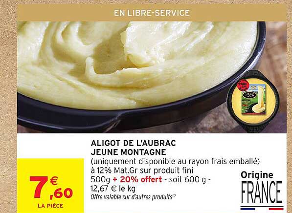 ALIGOT DE L'AUBRAC JEUNE MONTAGNE