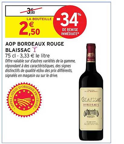 AOP BORDEAUX ROUGE BLAISSAC