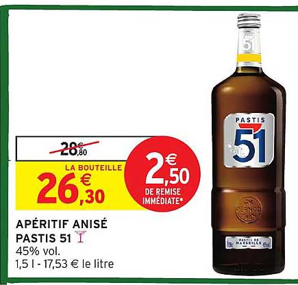 APÉRITIF ANISÉ PASTIS 51