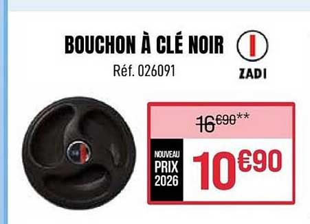 BOUCHON À CLÉ NOIR