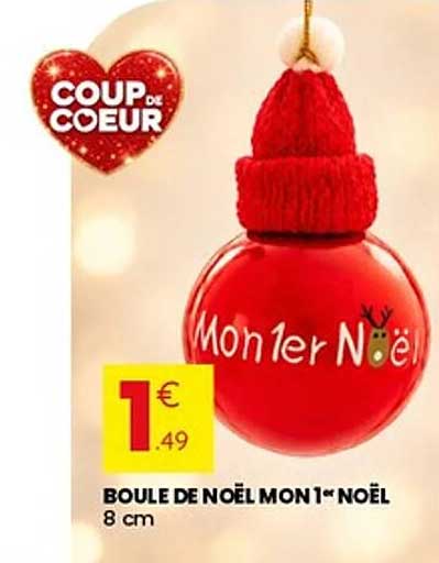BOULE DE NOËL MON 1ER NOËL