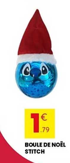 BOULE DE NOËL STITCH