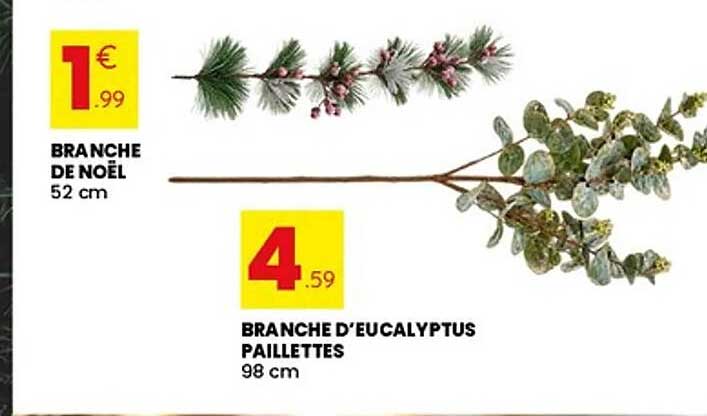 BRANCHE DE NOËL 52 cm