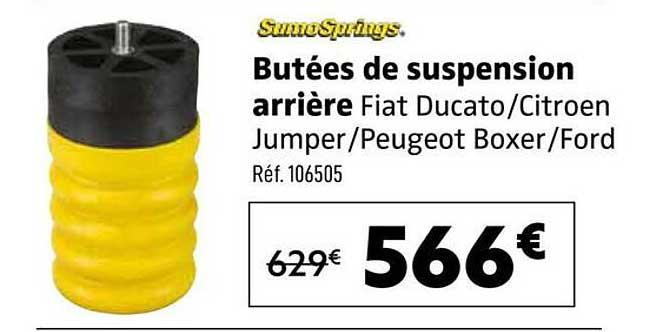Butées de suspension arrière Fiat Ducato/Citroen Jumper/Peugeot Boxer/Ford