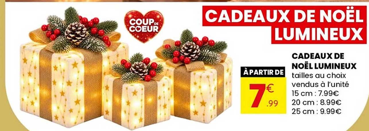 CADEAUX DE NOËL LUMINEUX