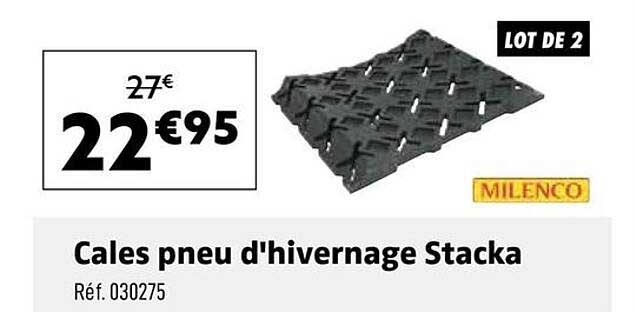 Cales pneu d'hivernage Stacka