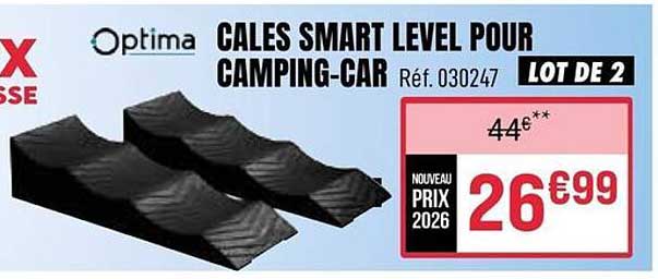 CALES SMART LEVEL POUR CAMPING-CAR Réf. 030247 LOT DE 2