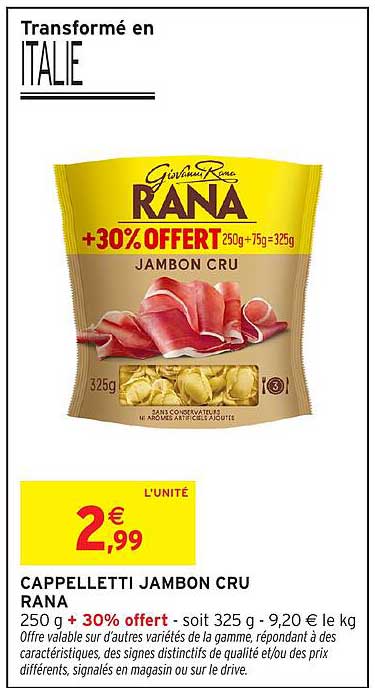 CAPPelletti JAMBON CRU RANA