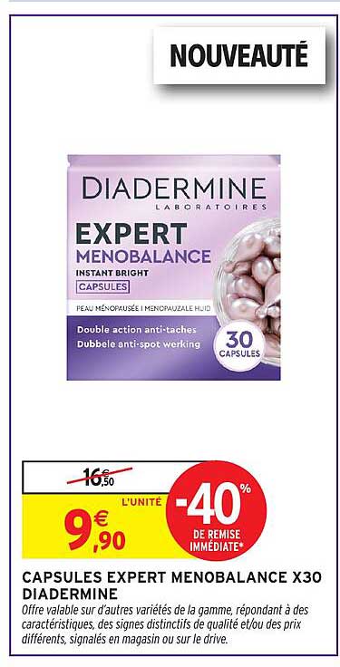 CAPSULES EXPERT MENOBALANCE X30 DIADERMINE