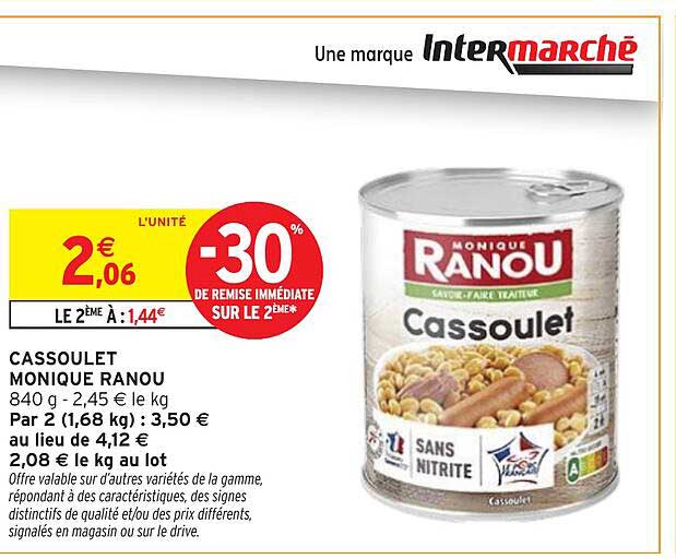 CASSOULET MONIQUE RANOU
