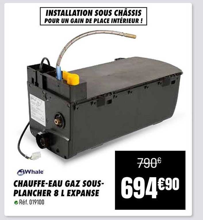 CHAUFFE-EAU GAZ SOUS-PLANCHER 8 L EXPANSE