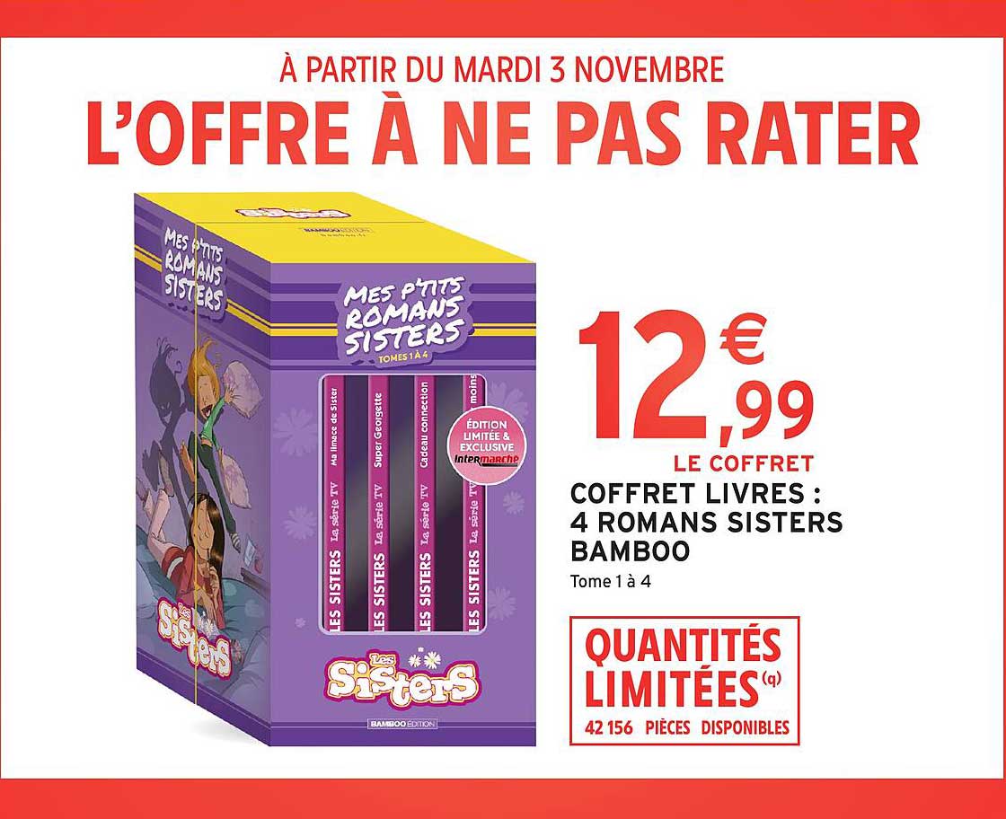 COFFRET LIVRES : 4 ROMANS SISTERS BAMBOO