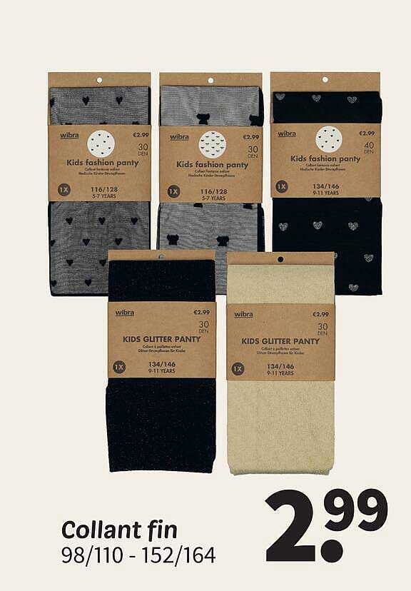 Collant fin 98/110 - 152/164