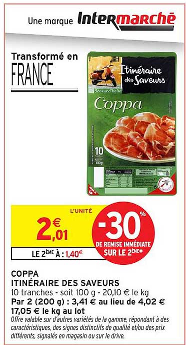COPPA ITINÉRAIRE DES SAVEURS