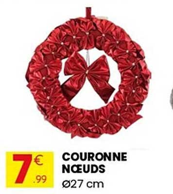 COURONNE NOEUDS Ø27 cm