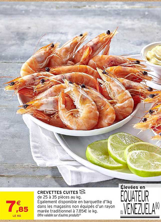 CREVETTES CUITES
