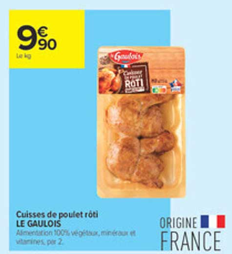 Cuisses de poulet rôti LE GAULOIS